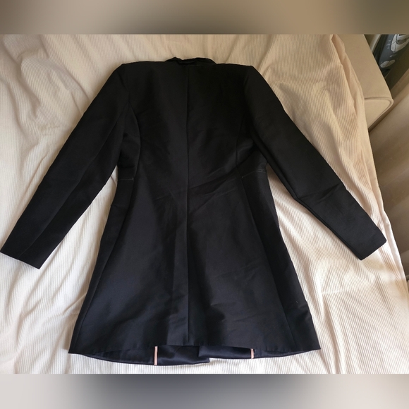 BCBGMAXAZRIA Arelia Zip Waist A-Line Essential Jacket Sz S Black Nwt - Picture 12 of 16